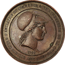 France, Token, Société d'Emulation, Commerce et Industrie, Seine Inf., 1855