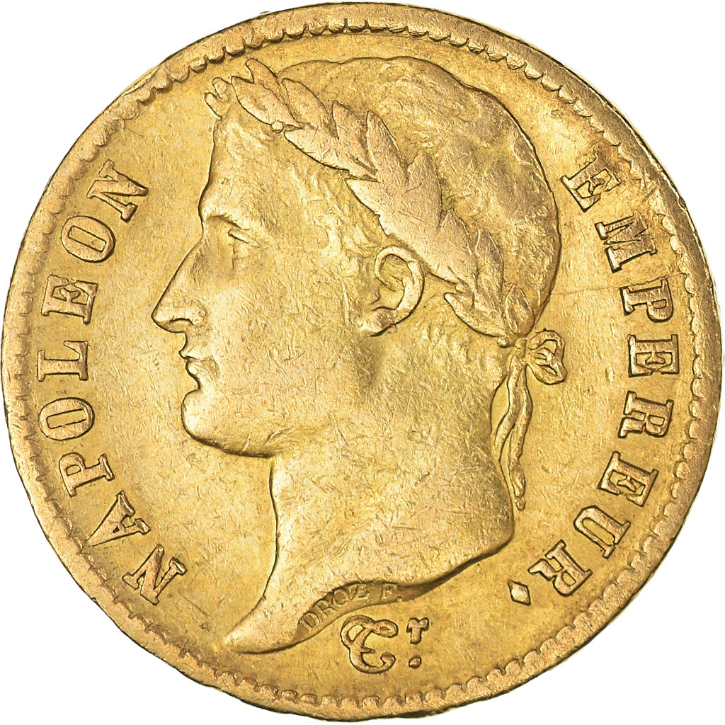 Munten, Frankrijk, Napoléon I, 20 Francs, 1812, Paris, ZF, Goud, KM:695.1