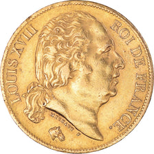 Monnaie, France, Louis XVIII, Louis XVIII, 20 Francs, 1824, Paris, TTB, Or