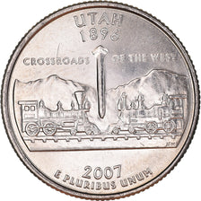 Coin, United States, Quarter Dollar, Quarter, 2007, U.S. Mint, Denver, Utah