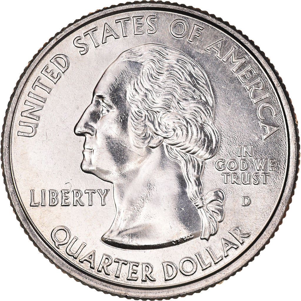 Coin, United States, Quarter Dollar, Quarter, 2007, U.S. Mint, Denver, Utah