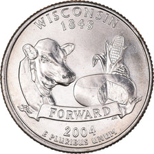 Coin, United States, Quarter Dollar, Quarter, 2004, U.S. Mint, Philadelphia