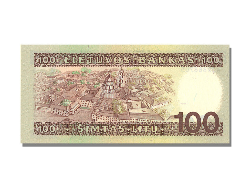 Lithuania, 100 Litu, 1991, KM #50a, UNC(65-70), AJ