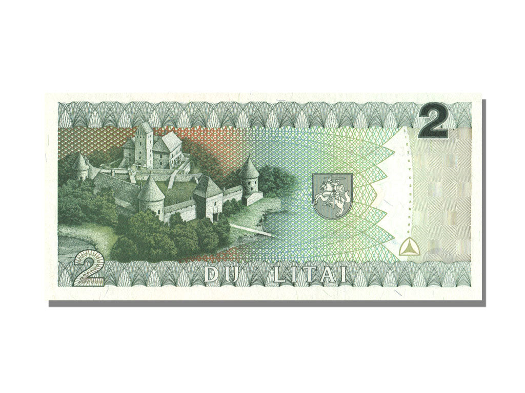 Lithuania, 2 Litai, 1993, KM #54a, UNC(65-70), DAA