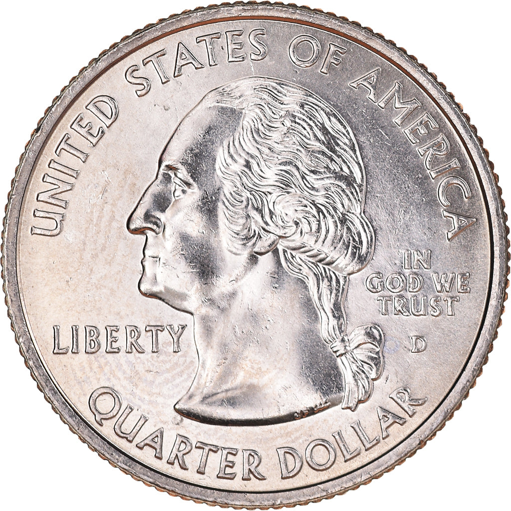 Coin, United States, Quarter Dollar, Quarter, 2008, U.S. Mint, Denver, Hawaii