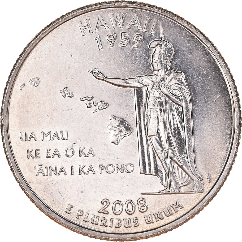 Moeda, Estados Unidos da América, Quarter Dollar, Quarter, 2008, U.S. Mint