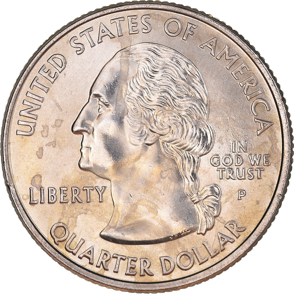 Coin, United States, Quarter Dollar, Quarter, 2008, U.S. Mint, Denver, Hawaii