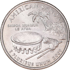 Moneta, USA, Quarter Dollar, Quarter, 2009, U.S. Mint, Denver, American Samoa