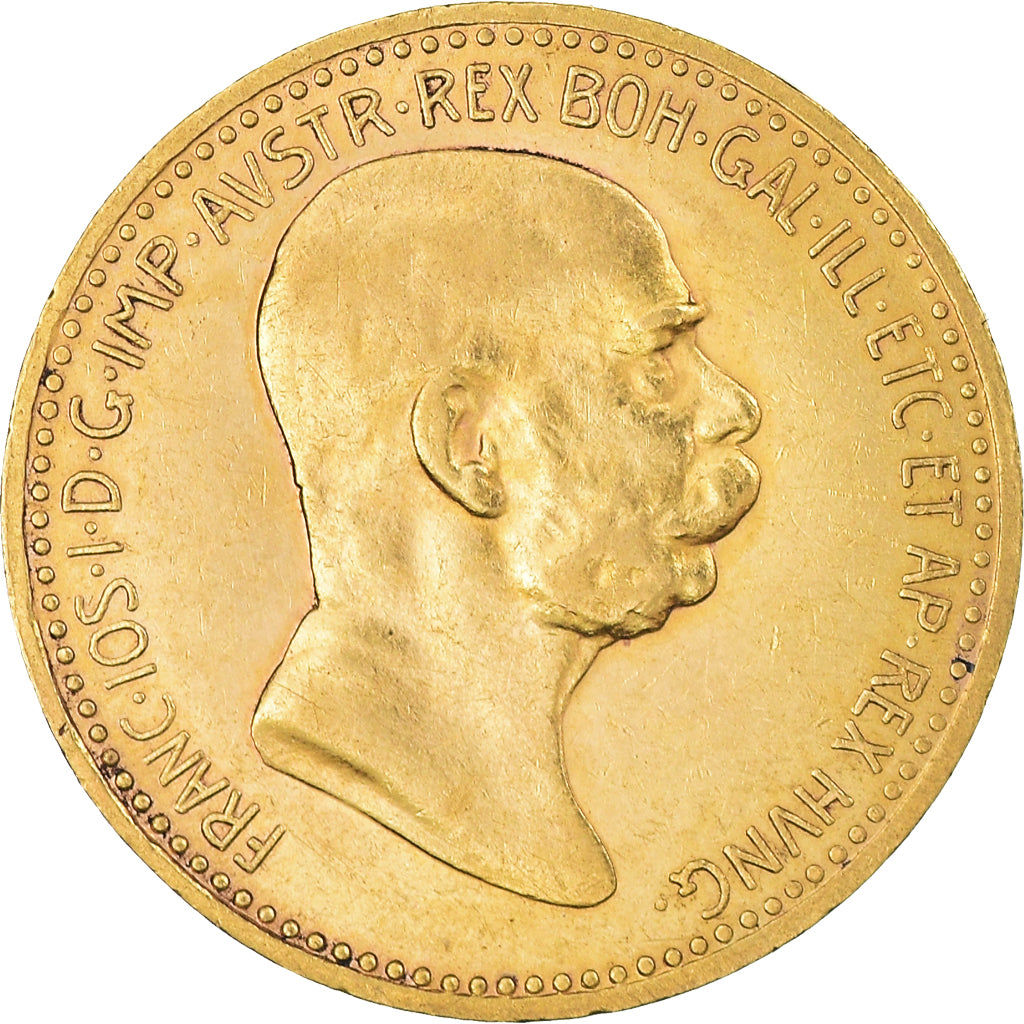 Monnaie, Autriche, Franz Joseph I, 10 Corona, 1908, Vienne, SUP, Or, KM:2815
