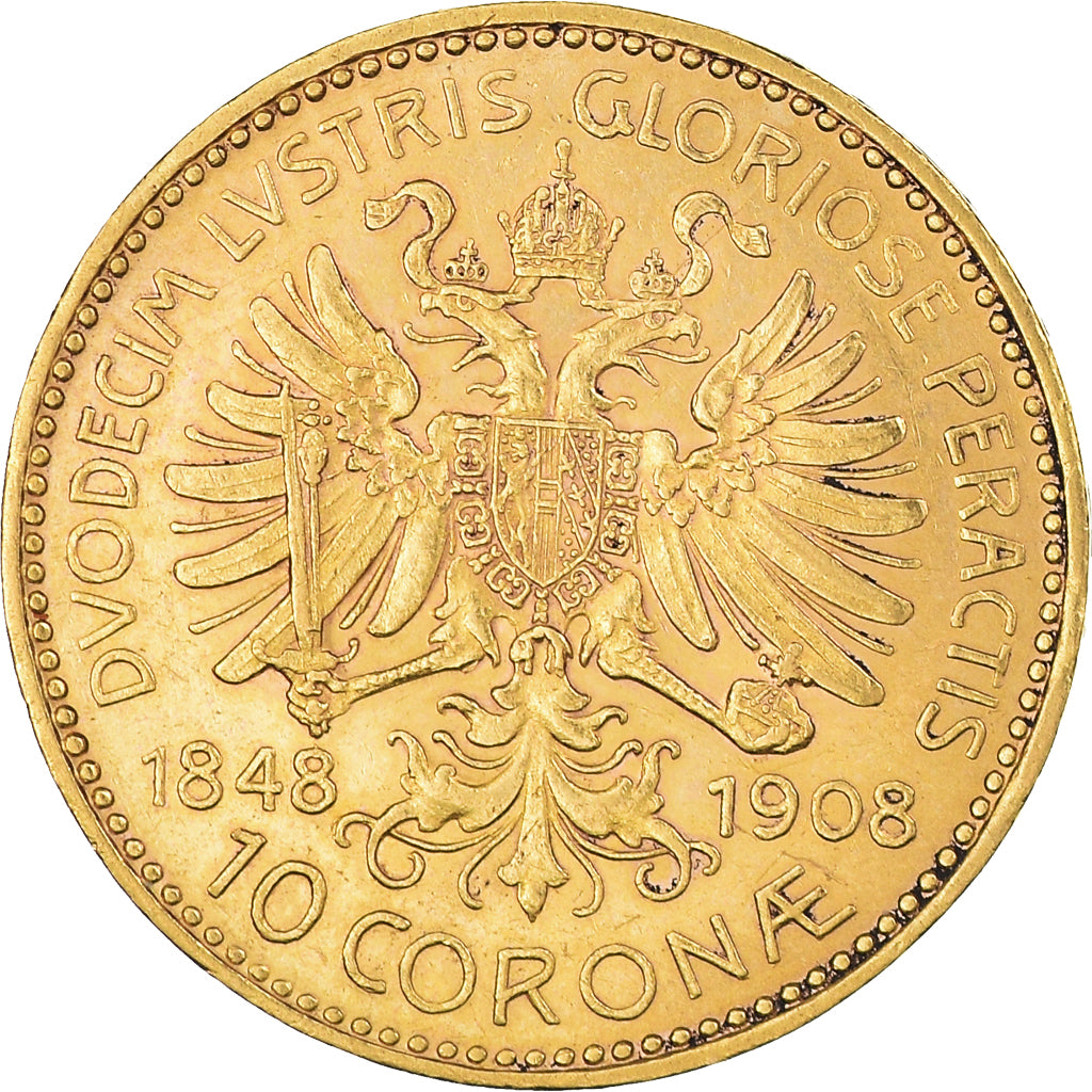 Monnaie, Autriche, Franz Joseph I, 10 Corona, 1908, Vienne, SUP, Or, KM:2815