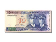 Banknote, Lithuania, 10 Litu, 1993, UNC(65-70)