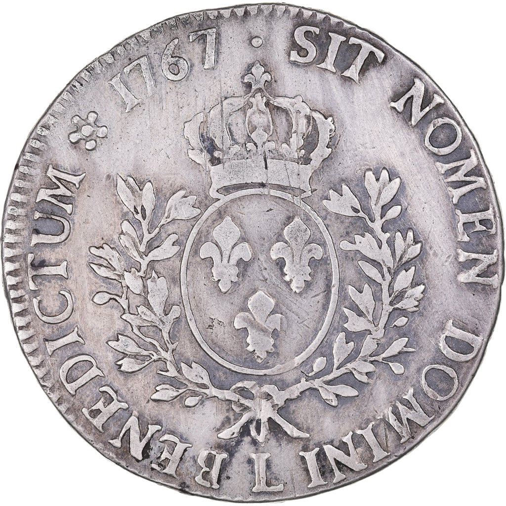Moneta, Francja, Louis XV, Écu au bandeau, Ecu, 1767, Bayonne, VF(30-35)