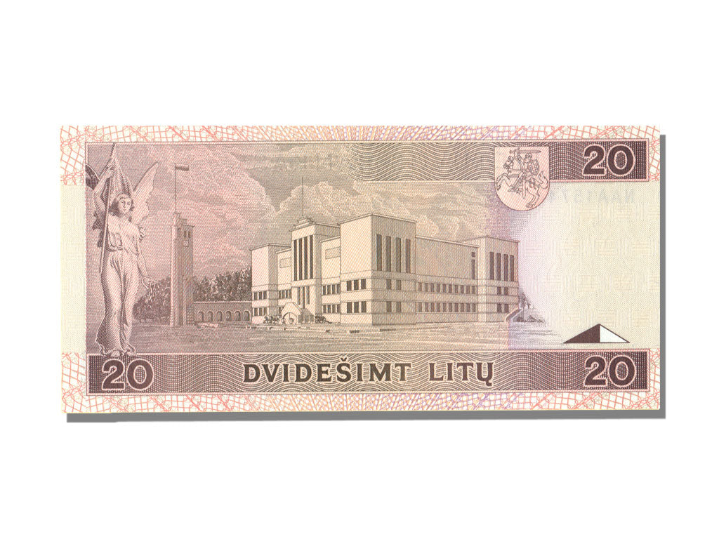 Lithuania, 20 Litu, 1993, KM #57a, UNC(65-70), NAA