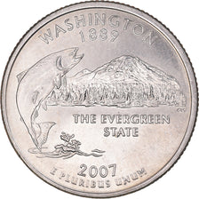 Coin, United States, Quarter Dollar, Quarter, 2007, U.S. Mint, Denver