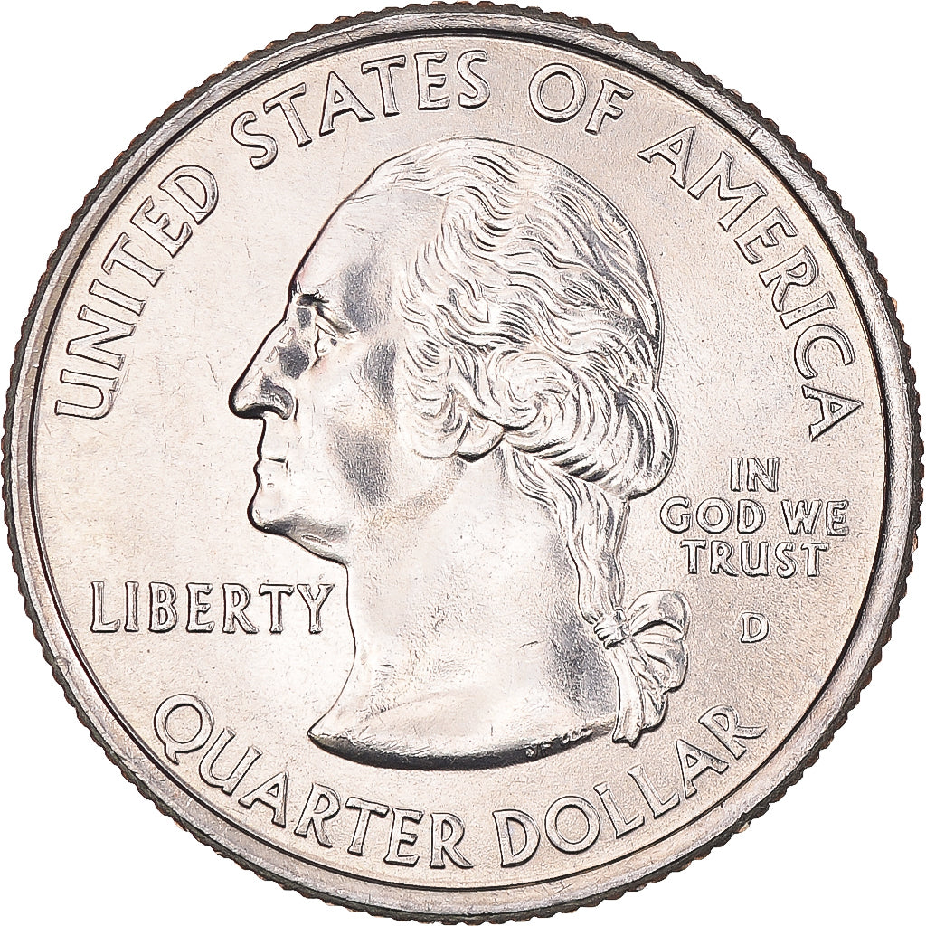 Coin, United States, Quarter Dollar, Quarter, 2008, U.S. Mint, Dahlonega, New