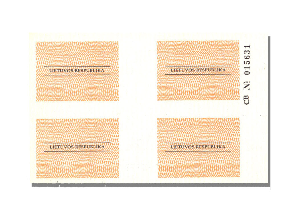 Lithuania, 1,2,3,4 Talonas, 1992, UNC(65-70)