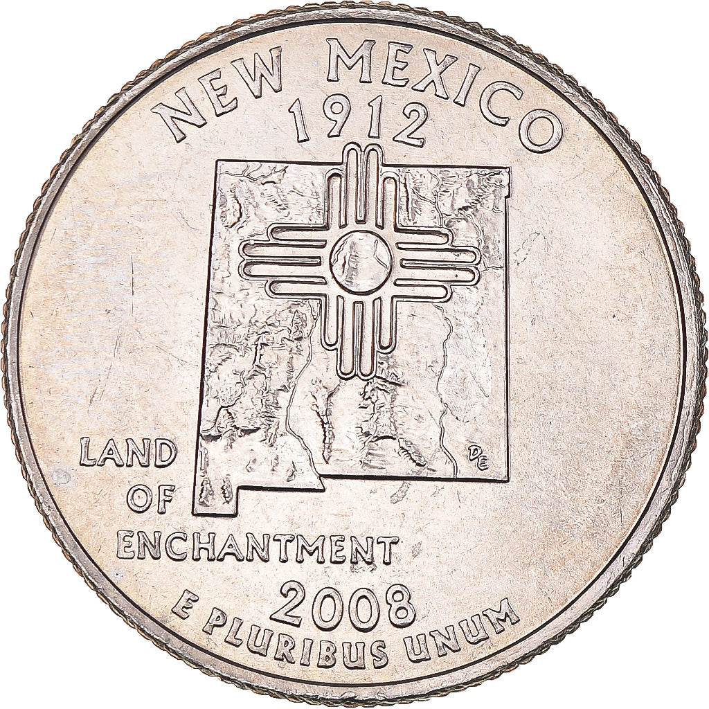 Münze, Vereinigte Staaten, Quarter Dollar, Quarter, 2008, U.S. Mint, Dahlonega