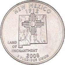 Coin, United States, Quarter Dollar, Quarter, 2008, U.S. Mint, Denver, New