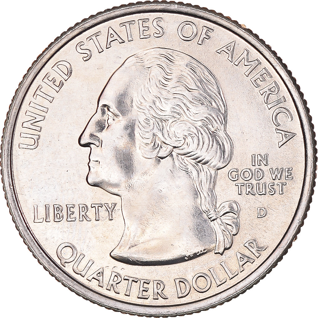 Coin, United States, Quarter Dollar, Quarter, 2008, U.S. Mint, Dahlonega, New