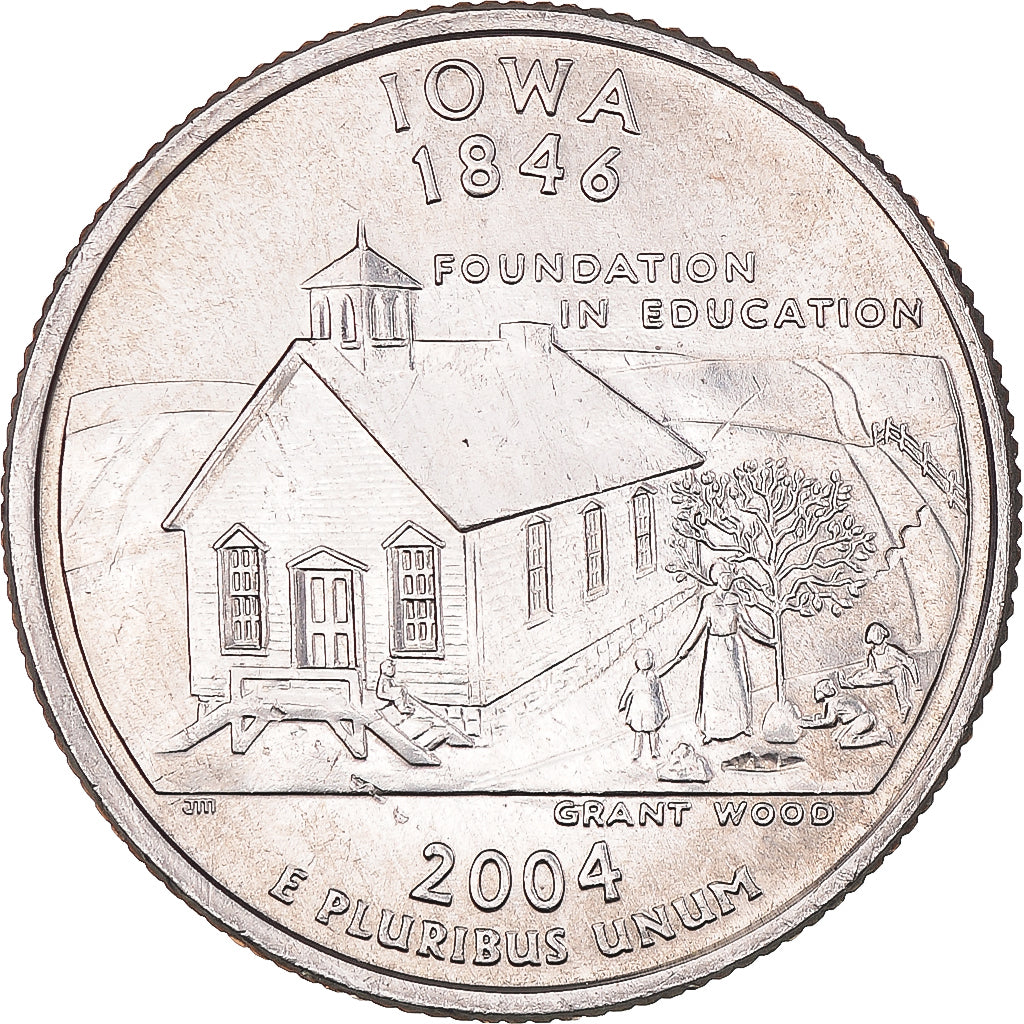 Coin, United States, Quarter Dollar, Quarter, 2004, U.S. Mint, Philadelphia