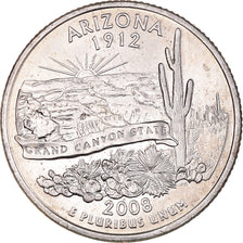 Coin, United States, Quarter Dollar, Quarter, 2008, U.S. Mint, Philadelphia