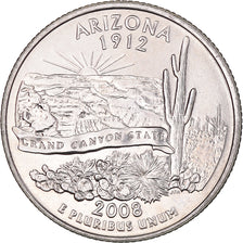 Coin, United States, Quarter Dollar, Quarter, 2008, U.S. Mint, Philadelphia