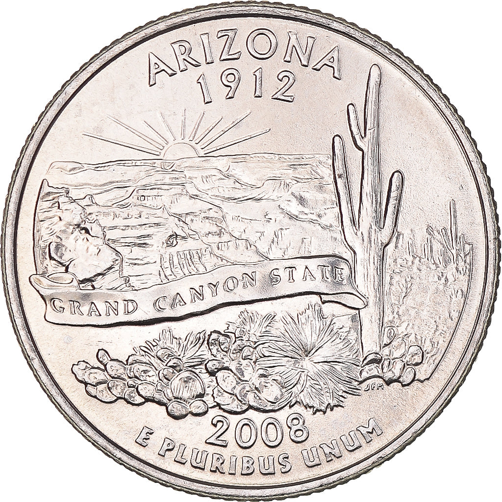 Coin, United States, Quarter Dollar, Quarter, 2008, U.S. Mint, Philadelphia