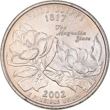 Coin, United States, Quarter Dollar, Quarter, 2002, U.S. Mint, Denver