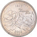 Coin, United States, Quarter Dollar, Quarter, 2002, U.S. Mint, Denver
