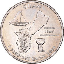 Coin, United States, Quarter Dollar, Quarter, 2009, U.S. Mint, Denver, Guam