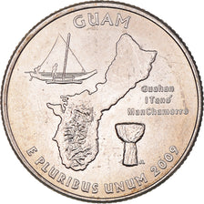 Coin, United States, Quarter Dollar, Quarter, 2009, U.S. Mint, Denver, Guam