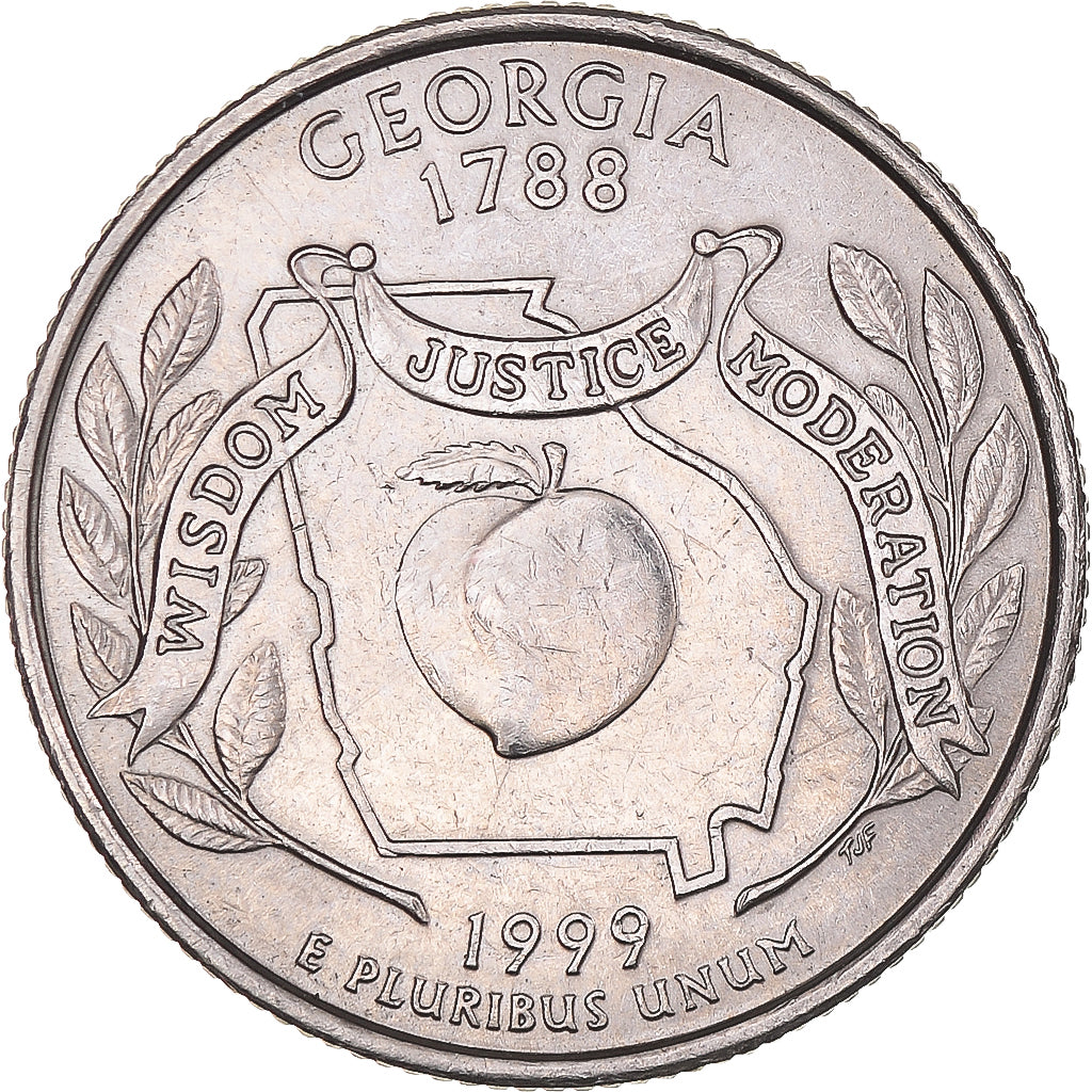 Coin, United States, Quarter Dollar, Quarter, 1999, U.S. Mint, Philadelphia
