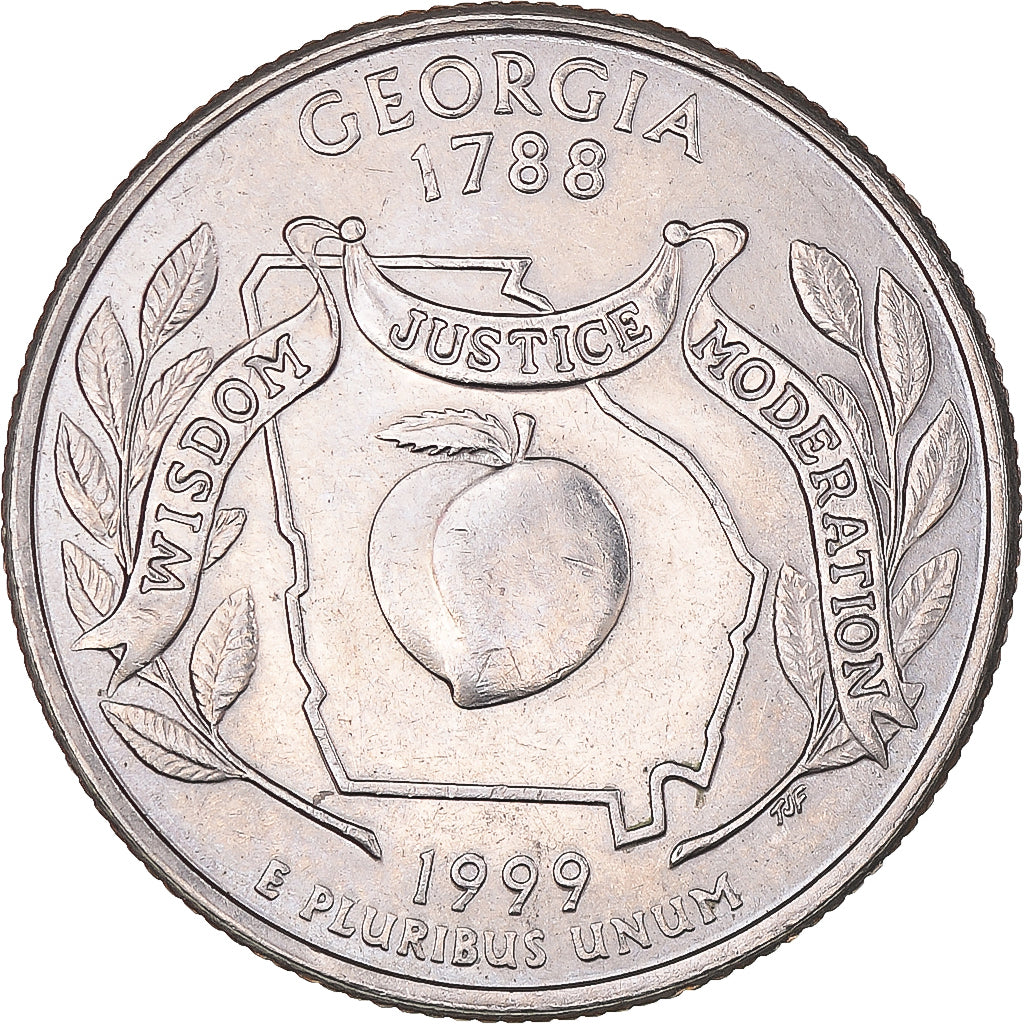 Coin, United States, Quarter Dollar, Quarter, 1999, U.S. Mint, Philadelphia