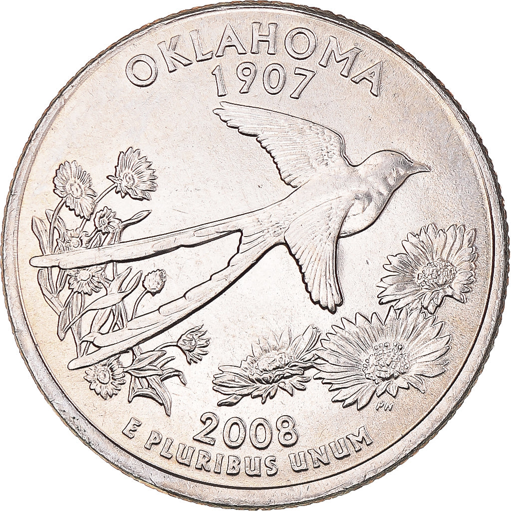 Coin, United States, Quarter Dollar, Quarter, 2008, U.S. Mint, Philadelphia