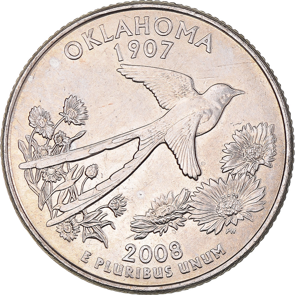 Coin, United States, Quarter Dollar, Quarter, 2008, U.S. Mint, Philadelphia