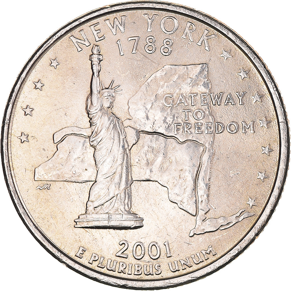 Monnaie, États-Unis, Quarter Dollar, Quarter, 2001, U.S. Mint, Philadelphie