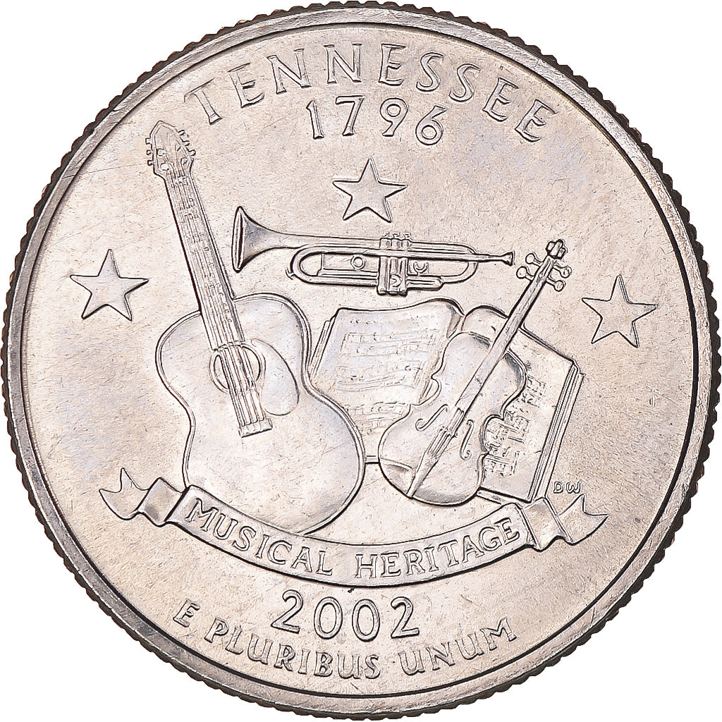 Monnaie, États-Unis, Quarter Dollar, Quarter, 2002, U.S. Mint, Denver
