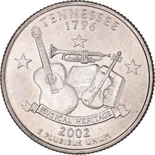 Monnaie, États-Unis, Quarter Dollar, Quarter, 2002, U.S. Mint, Denver
