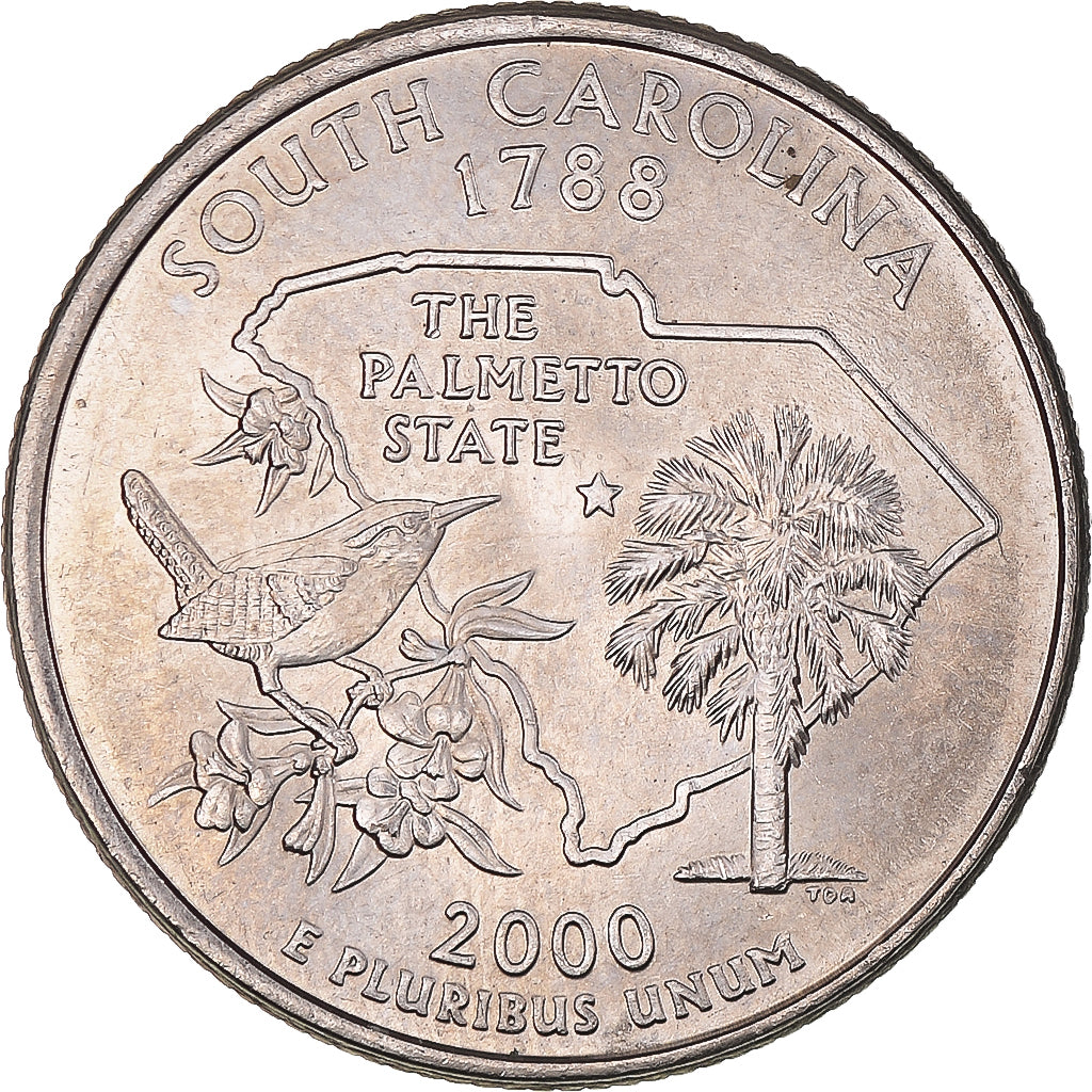 Coin, United States, Quarter Dollar, Quarter, 2000, U.S. Mint, Philadelphia