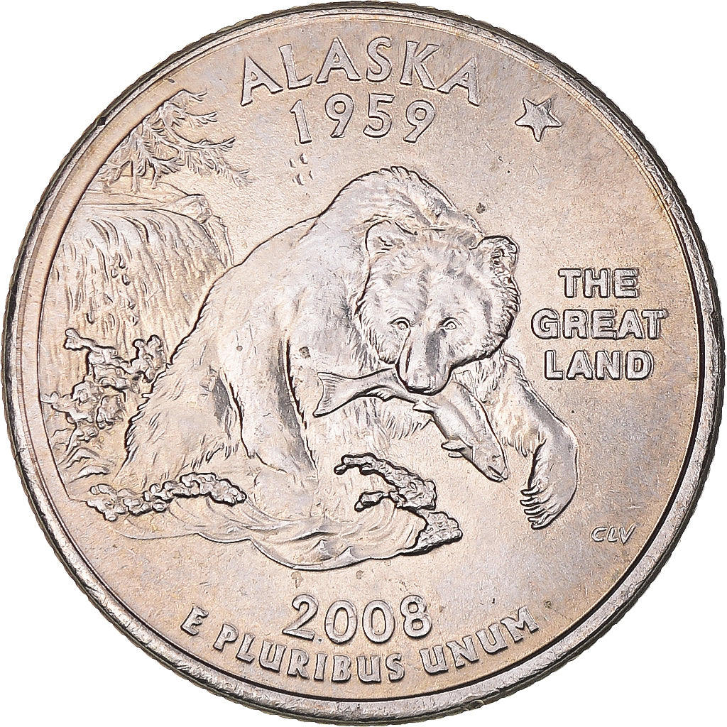 Monnaie, États-Unis, Quarter Dollar, Quarter, 2008, U.S. Mint, Philadelphie