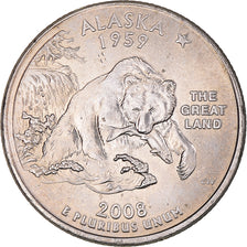 Monnaie, États-Unis, Quarter Dollar, Quarter, 2008, U.S. Mint, Philadelphie