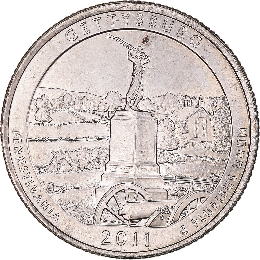 Coin, United States, Quarter Dollar, Quarter, 2011, U.S. Mint, Philadelphia