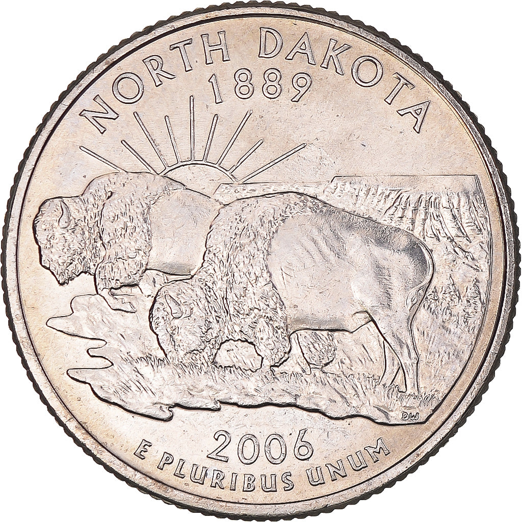 Coin, United States, Quarter Dollar, Quarter, 2006, U.S. Mint, Philadelphia