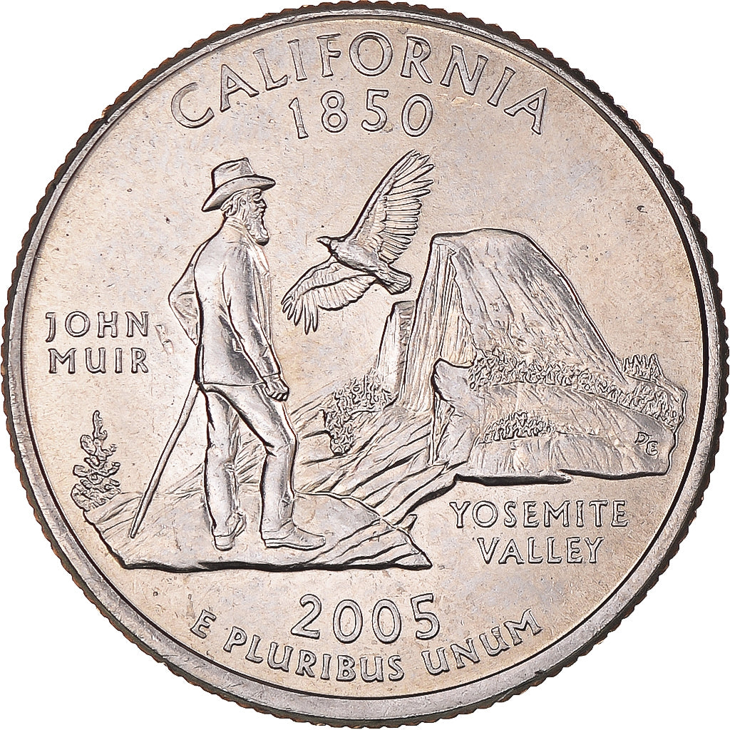 Coin, United States, Quarter Dollar, Quarter, 2005, U.S. Mint, Philadelphia
