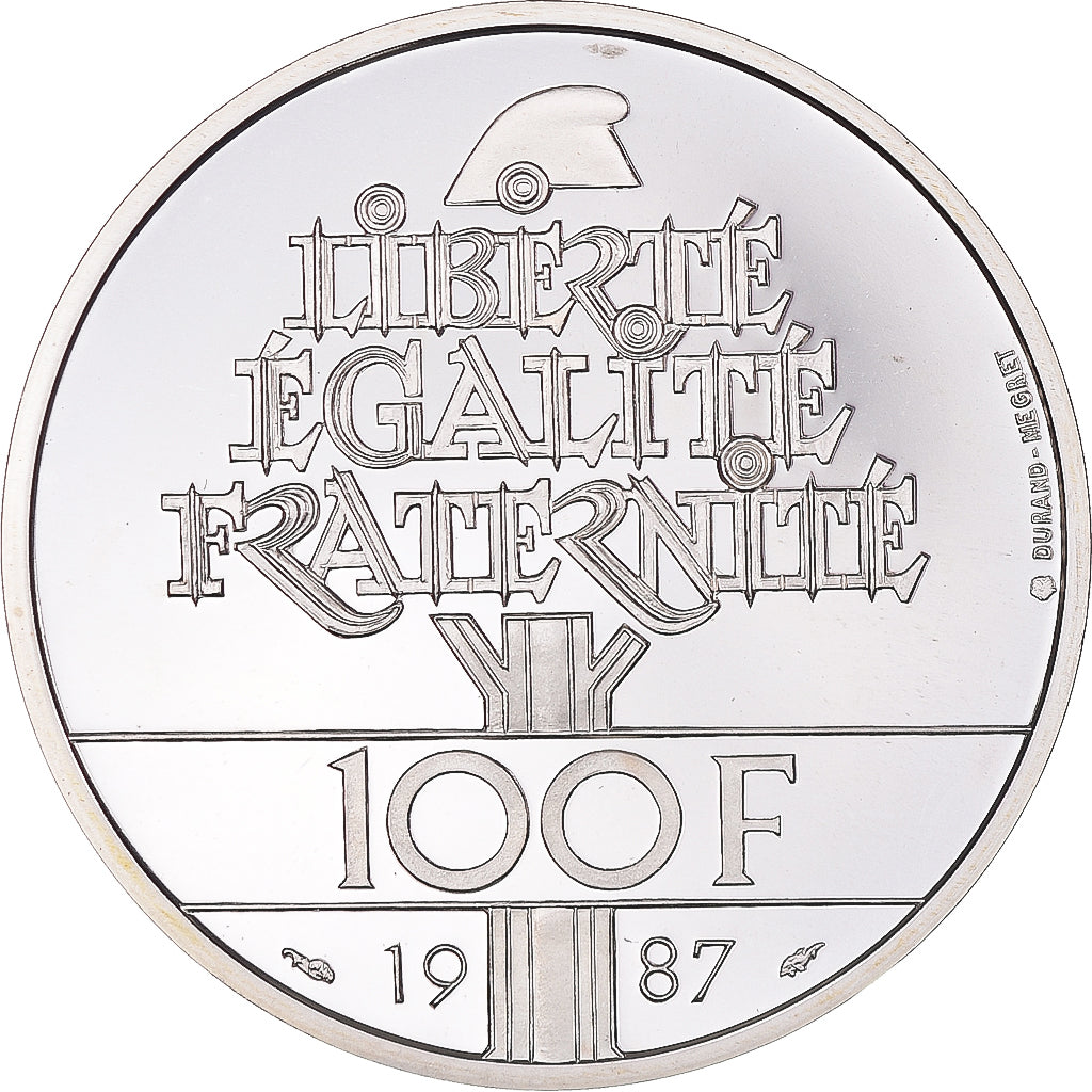 Monnaie, France, 100 Francs, 1987, Proof, FDC, Argent, Gadoury:902, KM:962a