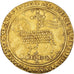 Moeda, França, Jean II le Bon, Mouton d'or, 1350-1364, AU(50-53), Dourado