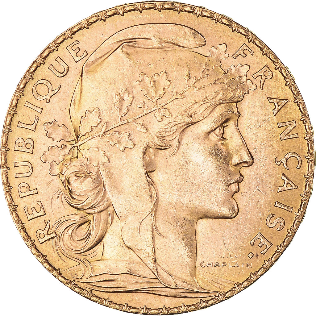 Monnaie, France, Marianne, 20 Francs, 1914, Paris, Coq, SUP, Or, Gadoury:1064a