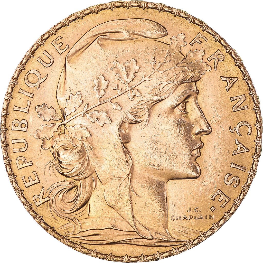 Monnaie, France, Marianne, 20 Francs, 1913, Paris, Coq, SUP, Or, Gadoury:1064a