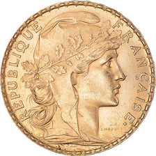 Münze, Frankreich, Marianne, 20 Francs, 1901, Paris, Coq, VZ, Gold, KM:847