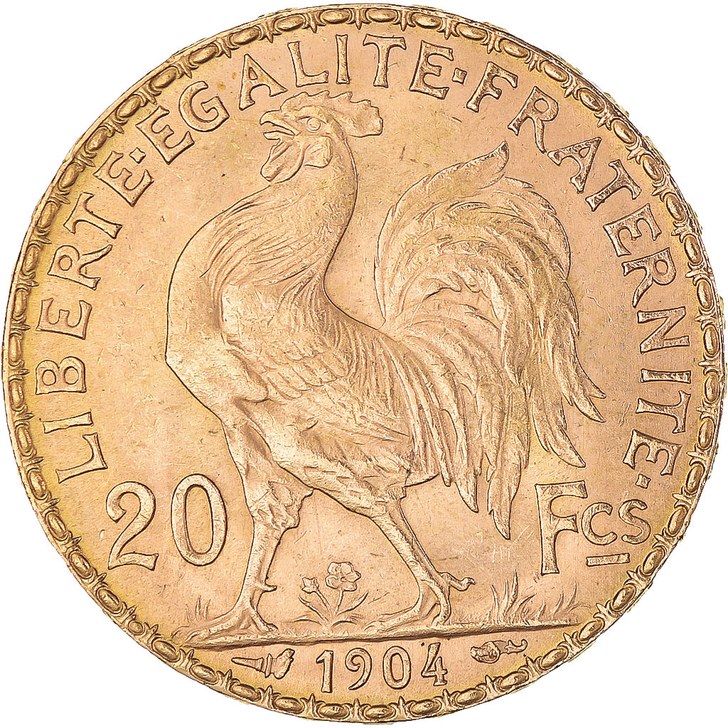 Monnaie, France, Marianne, 20 Francs, 1904, Paris, Coq, SUP, Or, Gadoury:1064